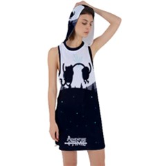 Cartoon  Adventure Time Racer Back Hoodie Dress by Bedest