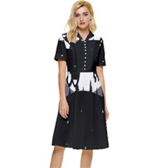 Cartoon  Adventure Time Button Top Knee Length Dress by Bedest