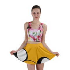 Adventure Time Cartoon Face Funny Happy Toon Mini Skirt by Bedest