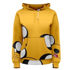 Adventure Time Cartoon Face Funny Happy Toon Women s Pullover Hoodie by Bedest