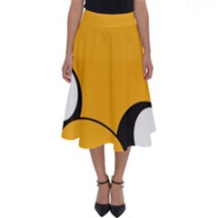 Adventure Time Cartoon Face Funny Happy Toon Perfect Length Midi Skirt by Bedest