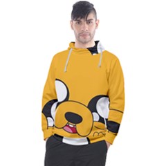 Adventure Time Cartoon Face Funny Happy Toon Men s Pullover Hoodie by Bedest