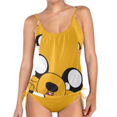 Adventure Time Cartoon Face Funny Happy Toon Tankini Set by Bedest