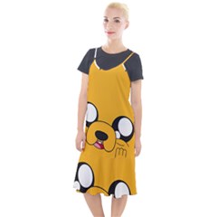 Adventure Time Cartoon Face Funny Happy Toon Camis Fishtail Dress by Bedest