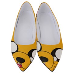 Adventure Time Cartoon Face Funny Happy Toon Women s Low Heels by Bedest