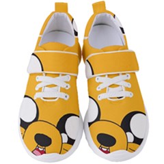 Adventure Time Cartoon Face Funny Happy Toon Women s Velcro Strap Shoes by Bedest