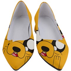 Adventure Time Cartoon Face Funny Happy Toon Women s Block Heels  by Bedest