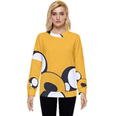 Adventure Time Cartoon Face Funny Happy Toon Hidden Pocket Sweatshirt by Bedest