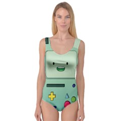 Adventure Time Bmo Beemo Green Princess Tank Leotard  by Bedest