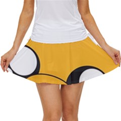 Adventure Time Cartoon Face Funny Happy Toon Women s Skort by Bedest