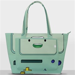 Adventure Time Bmo Beemo Green Back Pocket Shoulder Bag  by Bedest