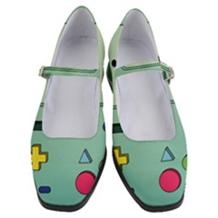 Adventure Time Bmo Beemo Green Women s Mary Jane Shoes by Bedest