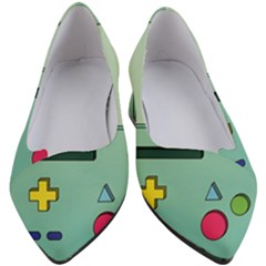 Adventure Time Bmo Beemo Green Women s Block Heels  by Bedest