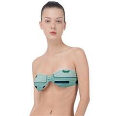 Adventure Time Bmo Beemo Green Classic Bandeau Bikini Top  by Bedest