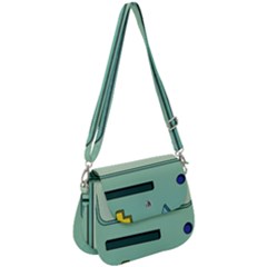 Adventure Time Bmo Beemo Green Saddle Handbag by Bedest