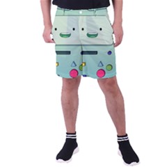 Adventure Time Bmo Beemo Green Men s Pocket Shorts by Bedest