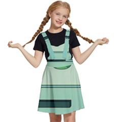 Adventure Time Bmo Beemo Green Kids  Apron Dress by Bedest