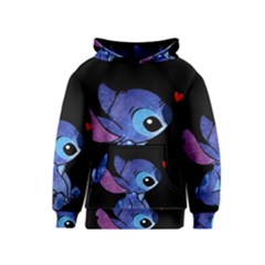 Stitch Love Cartoon Cute Space Kids  Pullover Hoodie by Bedest