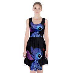 Stitch Love Cartoon Cute Space Racerback Midi Dress by Bedest