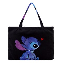 Stitch Love Cartoon Cute Space Medium Tote Bag