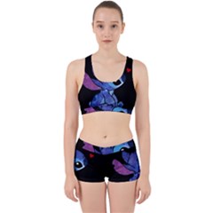 Stitch Love Cartoon Cute Space Work It Out Gym Set by Bedest