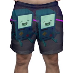 Bmo In Space  Adventure Time Beemo Cute Gameboy Men s Shorts by Bedest