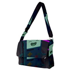 Bmo In Space  Adventure Time Beemo Cute Gameboy Full Print Messenger Bag (m)