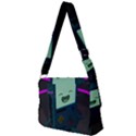 Bmo In Space  Adventure Time Beemo Cute Gameboy Full Print Messenger Bag (L) View2