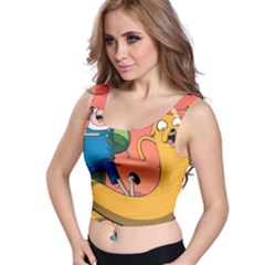 Finn And Jake Adventure Time Bmo Cartoon Crop Top by Bedest