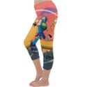 Finn And Jake Adventure Time Bmo Cartoon Capri Winter Leggings  View2