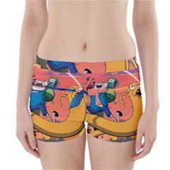 Finn And Jake Adventure Time Bmo Cartoon Boyleg Bikini Wrap Bottoms by Bedest