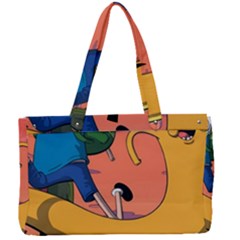 Finn And Jake Adventure Time Bmo Cartoon Canvas Work Bag by Bedest