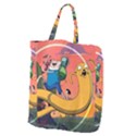 Finn And Jake Adventure Time Bmo Cartoon Giant Grocery Tote View2