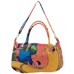 Finn And Jake Adventure Time Bmo Cartoon Removable Strap Handbag by Bedest