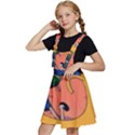 Finn And Jake Adventure Time Bmo Cartoon Kids  Apron Dress View2