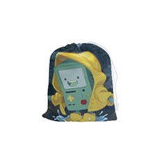 Cartoon Bmo Adventure Time Drawstring Pouch (small) by Bedest