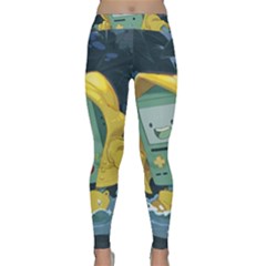 Cartoon Bmo Adventure Time Classic Yoga Leggings by Bedest