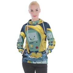 Cartoon Bmo Adventure Time Women s Hooded Pullover by Bedest