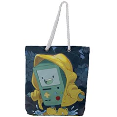 Cartoon Bmo Adventure Time Full Print Rope Handle Tote (large) by Bedest