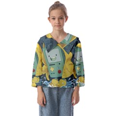 Cartoon Bmo Adventure Time Kids  Sailor Shirt by Bedest