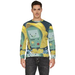 Cartoon Bmo Adventure Time Men s Fleece Sweatshirt by Bedest