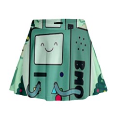 Adventure Time Bmo Mini Flare Skirt by Bedest