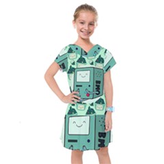 Adventure Time Bmo Kids  Drop Waist Dress by Bedest