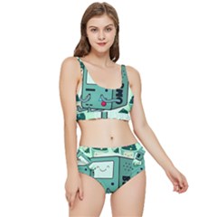 Adventure Time Bmo Frilly Bikini Set