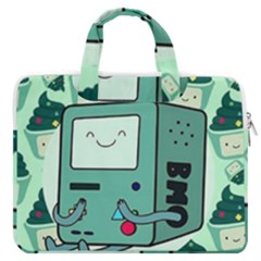 Adventure Time Bmo Macbook Pro 16  Double Pocket Laptop Bag  by Bedest