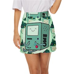 Adventure Time Bmo Mini Front Wrap Skirt by Bedest