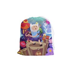 Cartoon Adventure Time Finn Princess Bubblegum Lumpy Space Drawstring Pouch (medium) by Bedest