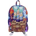 Cartoon Adventure Time Finn Princess Bubblegum Lumpy Space Travelers  Backpack View3