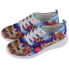 Cartoon Adventure Time Finn Princess Bubblegum Lumpy Space Men s Lightweight Sports Shoes by Bedest