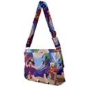 Cartoon Adventure Time Finn Princess Bubblegum Lumpy Space Full Print Messenger Bag (S) View2